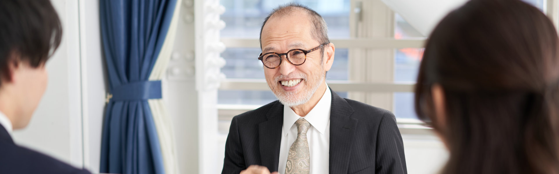 man smiling