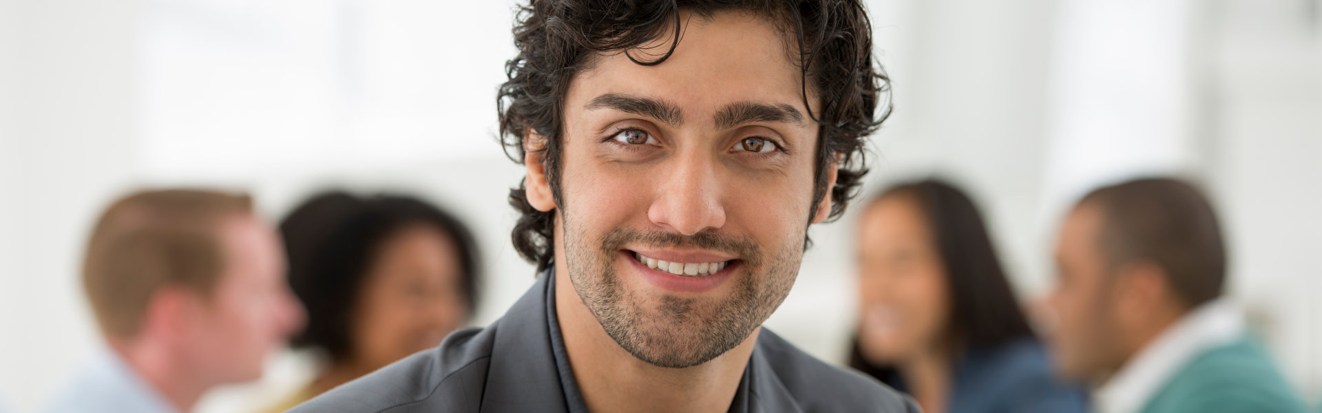 man smiling